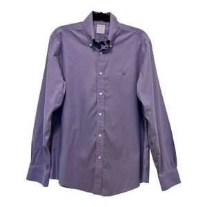 Brooks Brothers Lavender Regent Fit Button-Down Men’s Shirt SZ M
